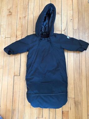 AlpineTek Black Infant Bunting Suit with Hood